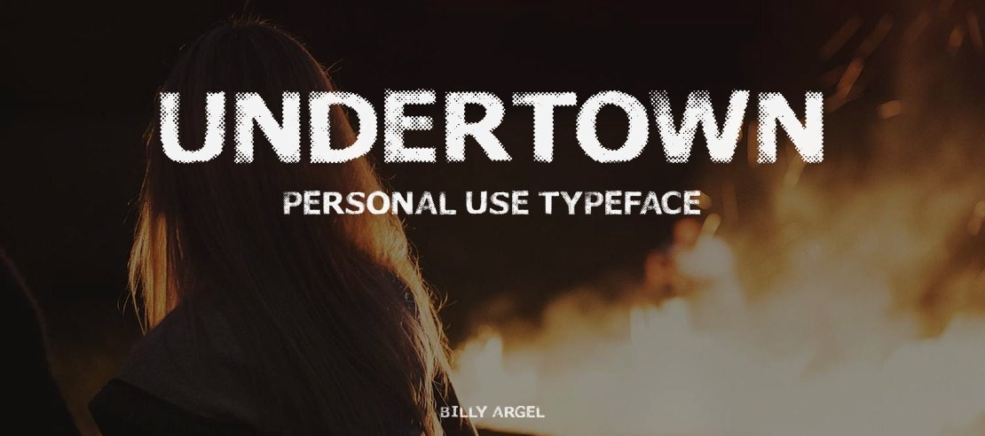 UNDERTOWN PERSONAL USE Font