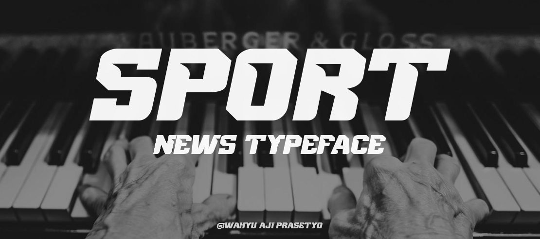 SPORT NEWS Font