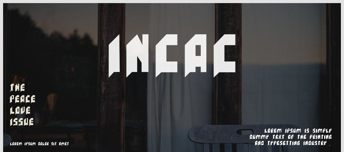 INCAC Font