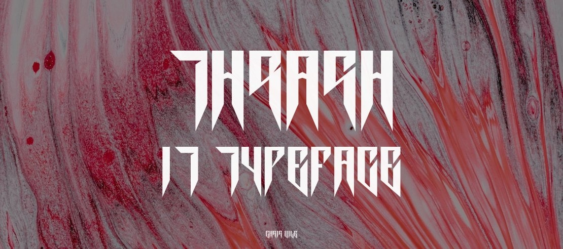 Thrash it Font