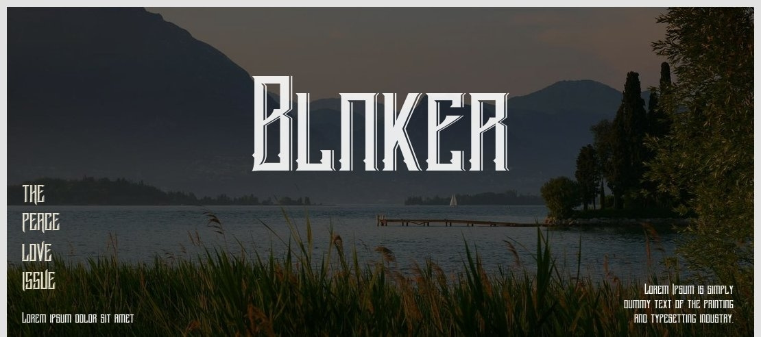 Blnker Font