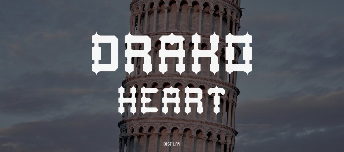 Drako Heart Font Family