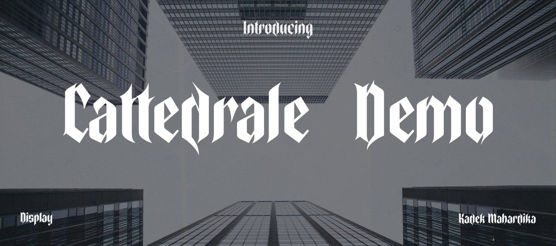 Cattedrale-Demo Font