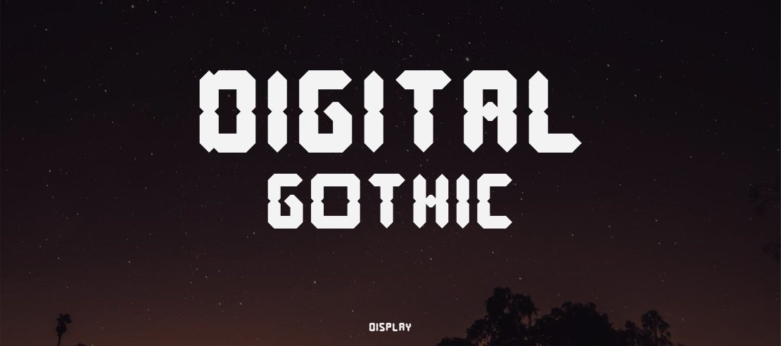 Digital Gothic Font Family