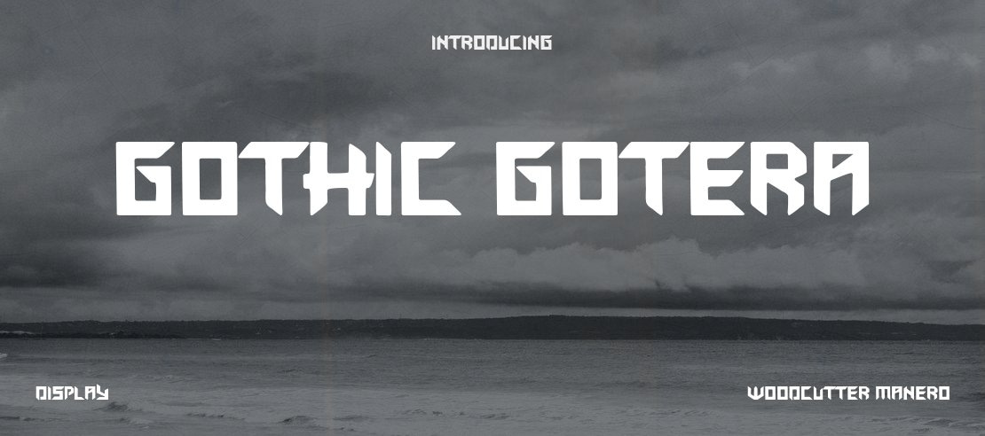 Gothic Gotera Font