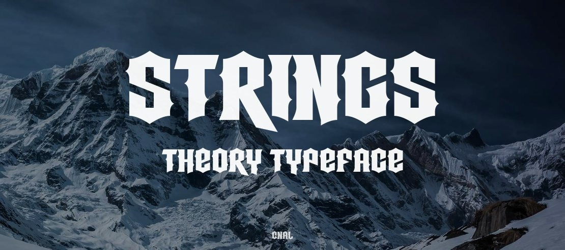 Strings Theory Font