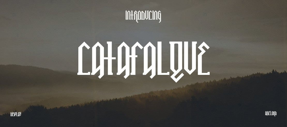 Catafalque Font