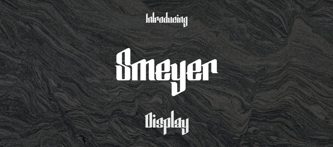 Smeyer Font