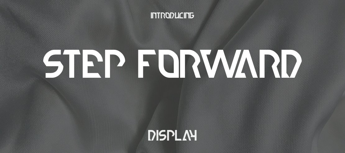 step forward Font