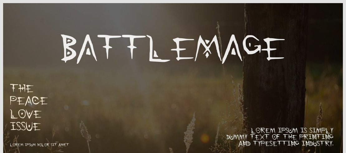 BattleMage Font