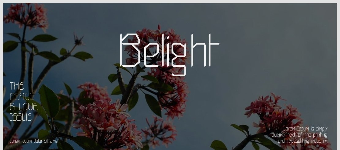 Belight Font