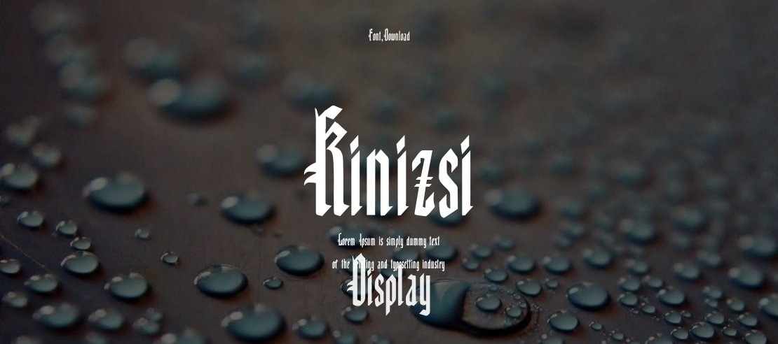 Kinizsi Font