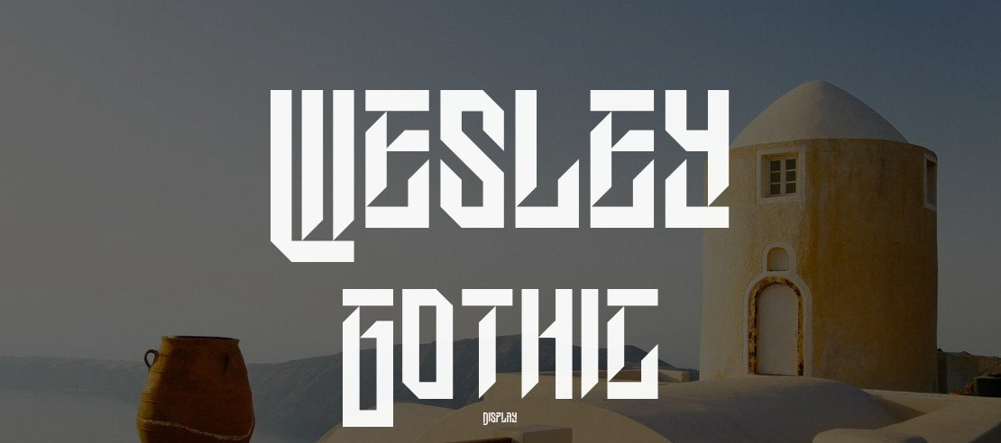 Wesley Gothic Font