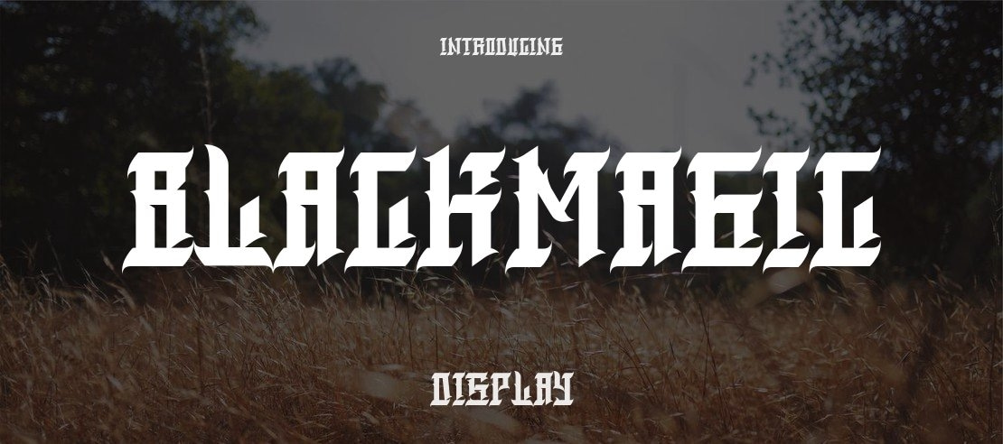 blackmagic Font