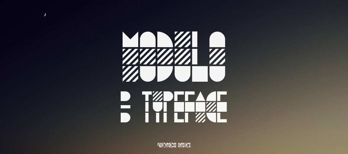 Modulo 3 Font