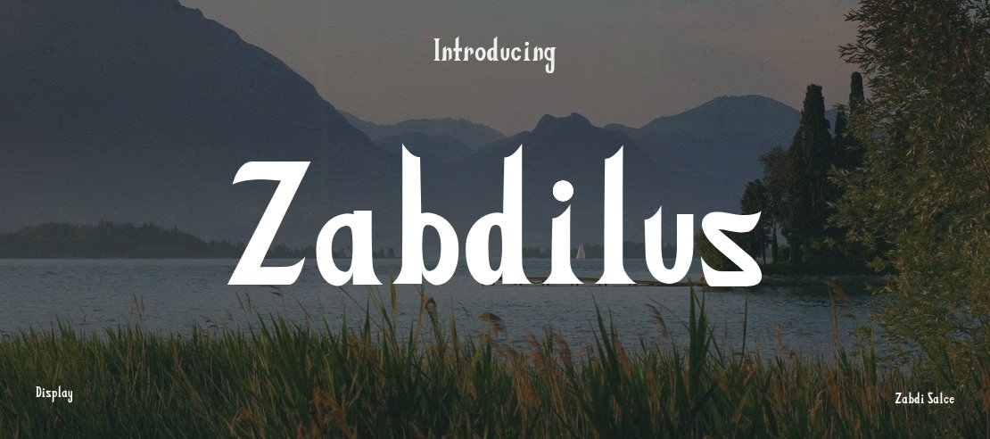 Zabdilus Font