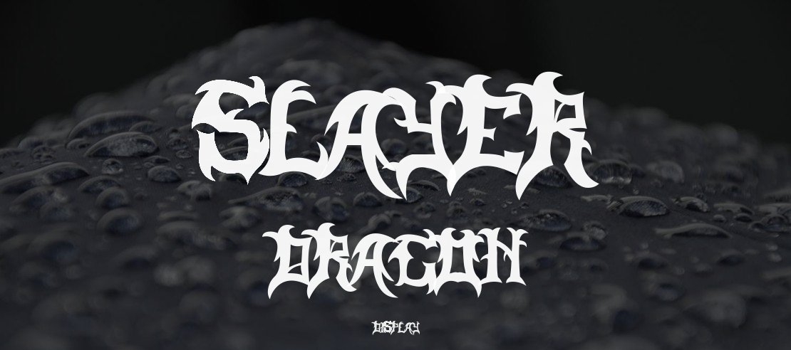 Slayer Dragon Font