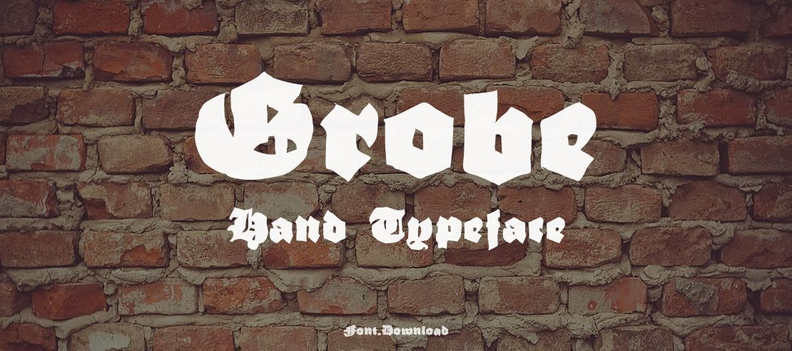 Grobe Hand Font Family