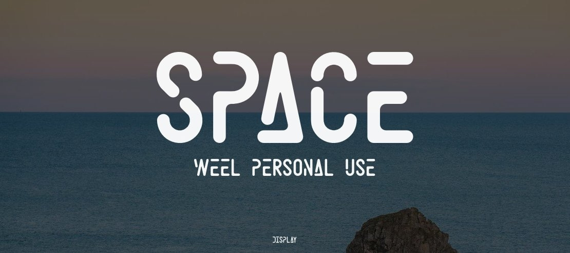 Space Weel Personal Use Font