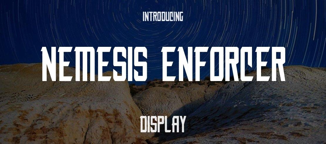 Nemesis Enforcer Font Family