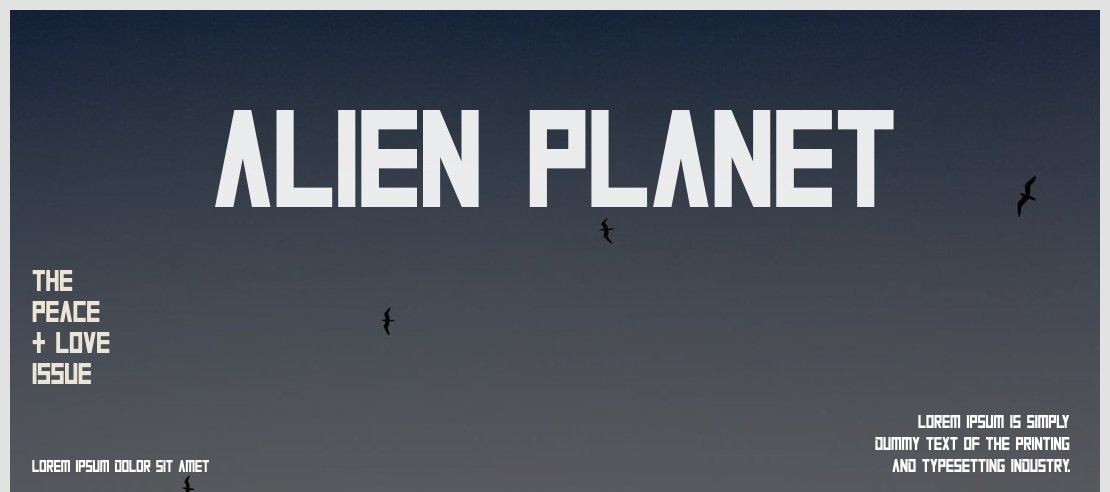 Alien Planet Font