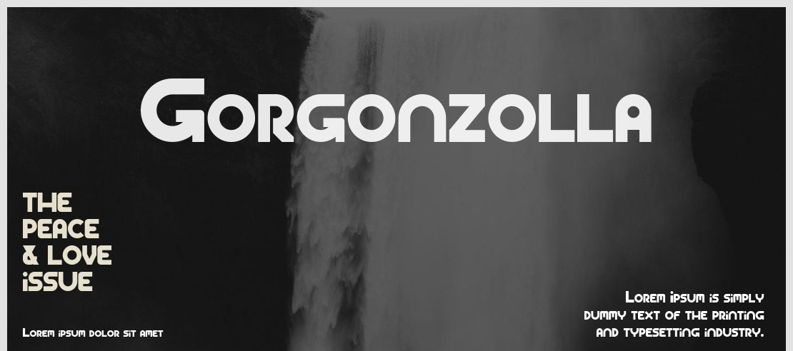 Gorgonzolla Font