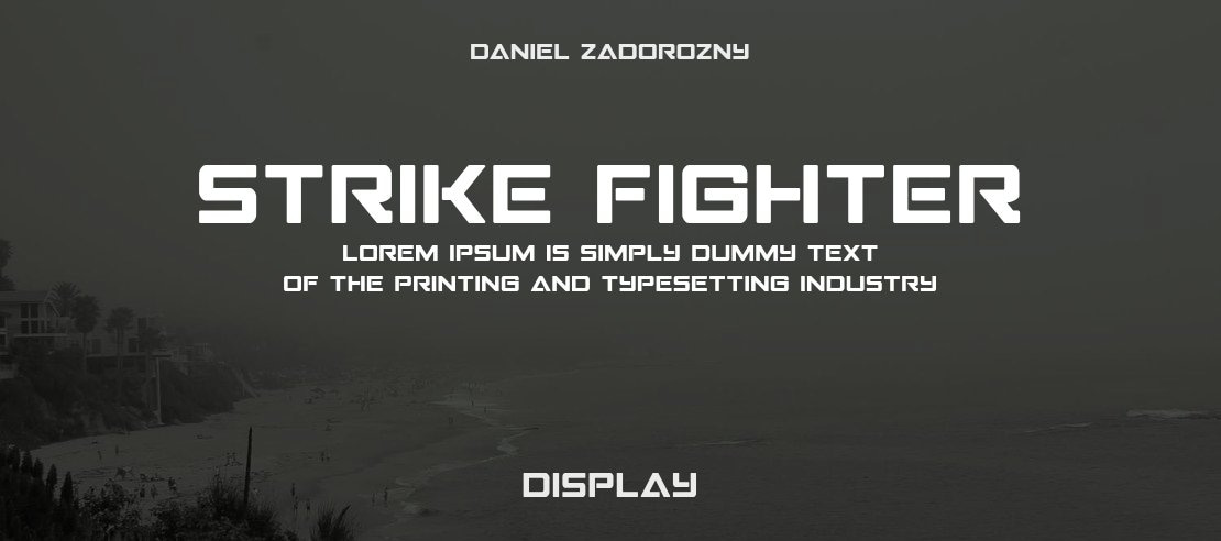 Strike Fighter Font Family