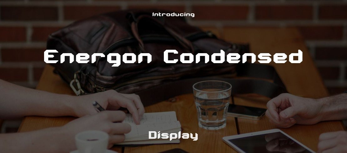 Energon Condensed Font Family