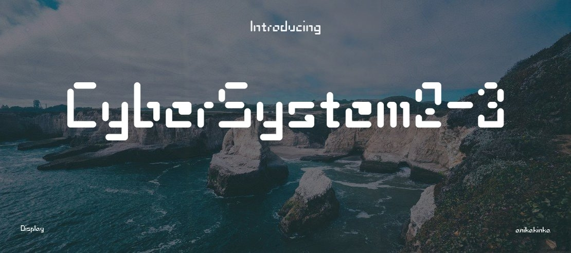 CyberSystem2-3 Font