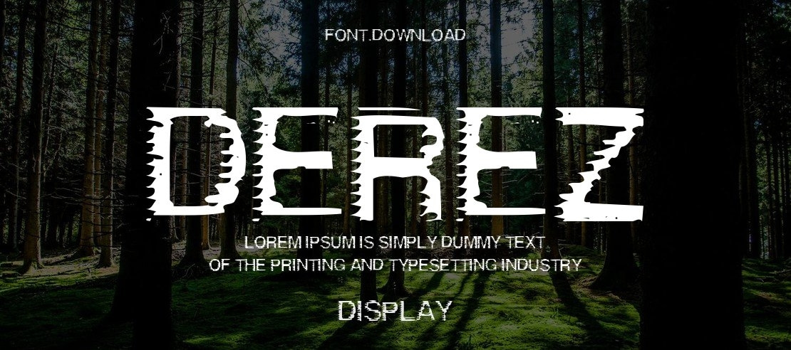 deRez Font