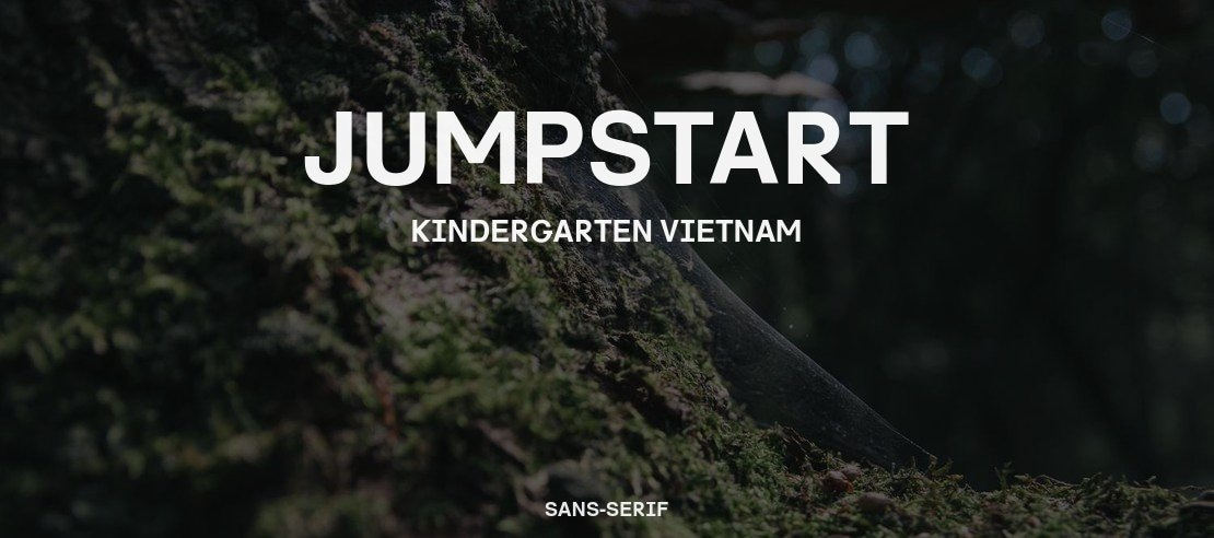 Jumpstart Kindergarten Vietnam Font