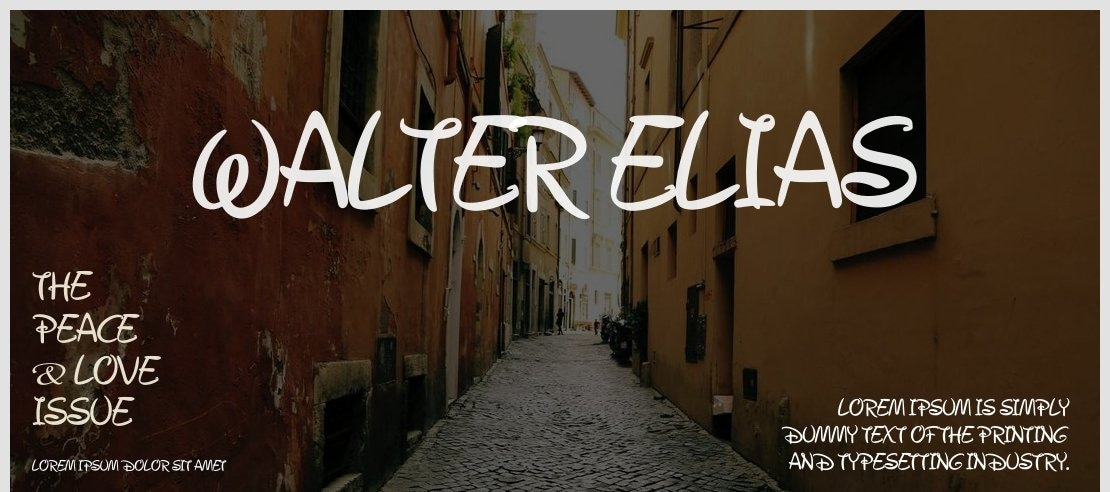 Walter Elias Font