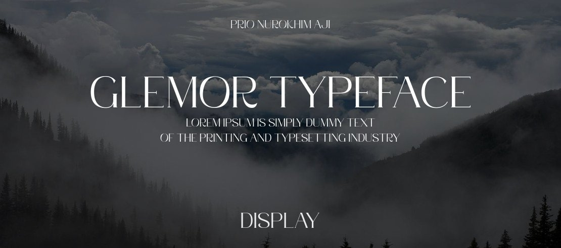 Glemor Typeface Font