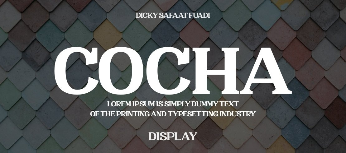 Cocha Font