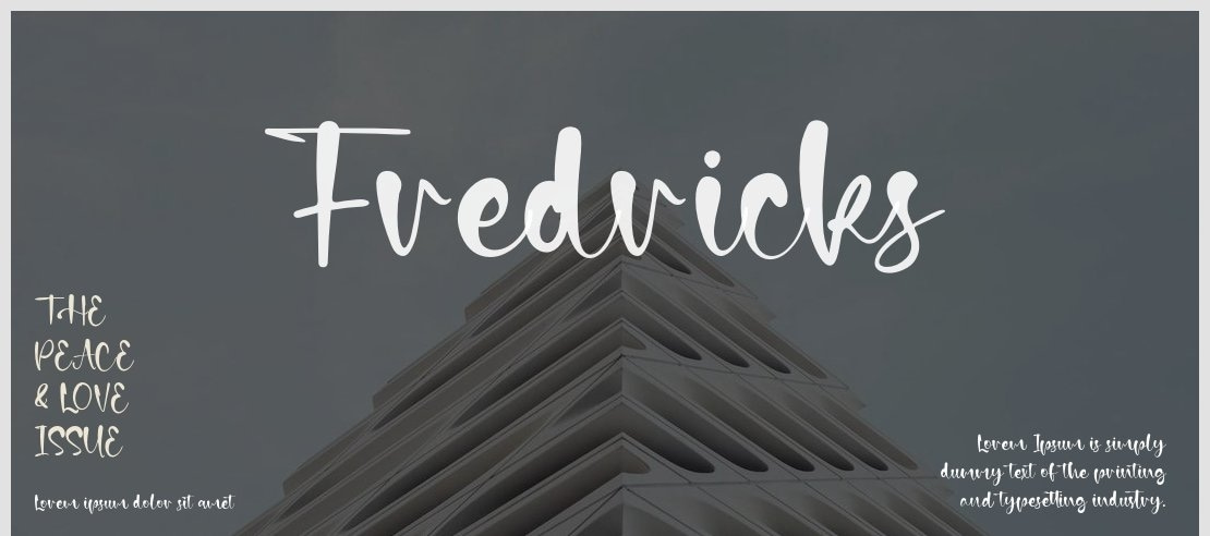 Fredricks Font