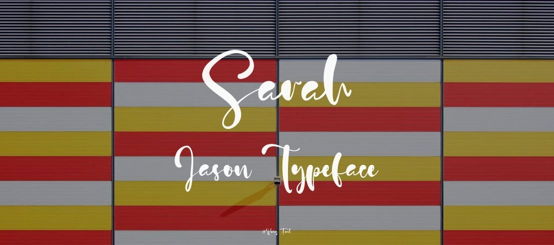 Sarah Jason Font