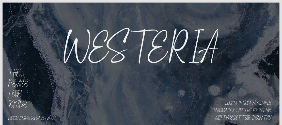 Westeria Font