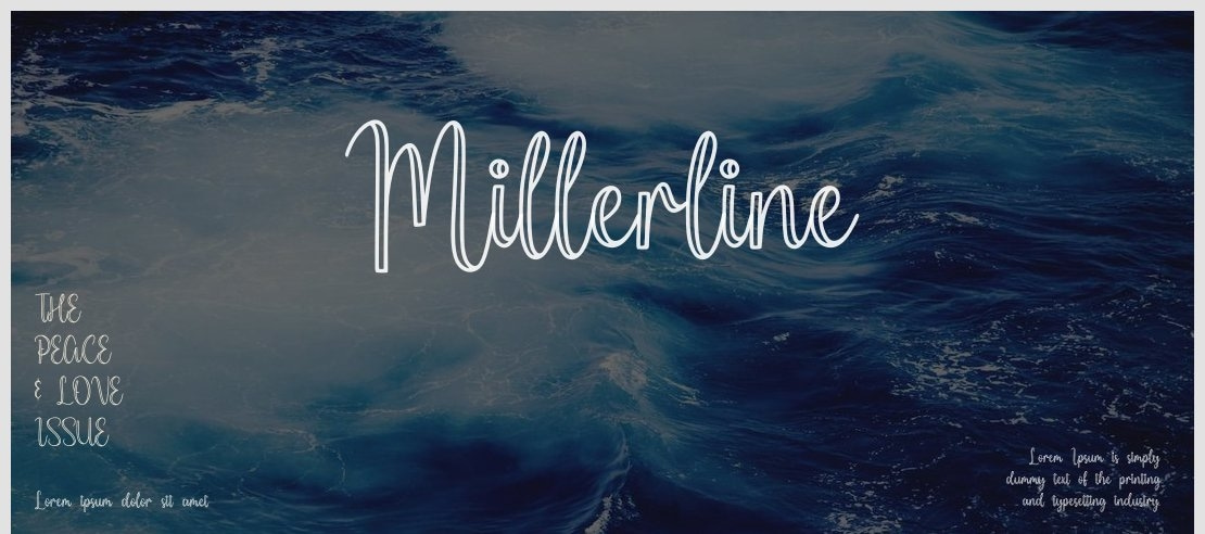 Millerline Font