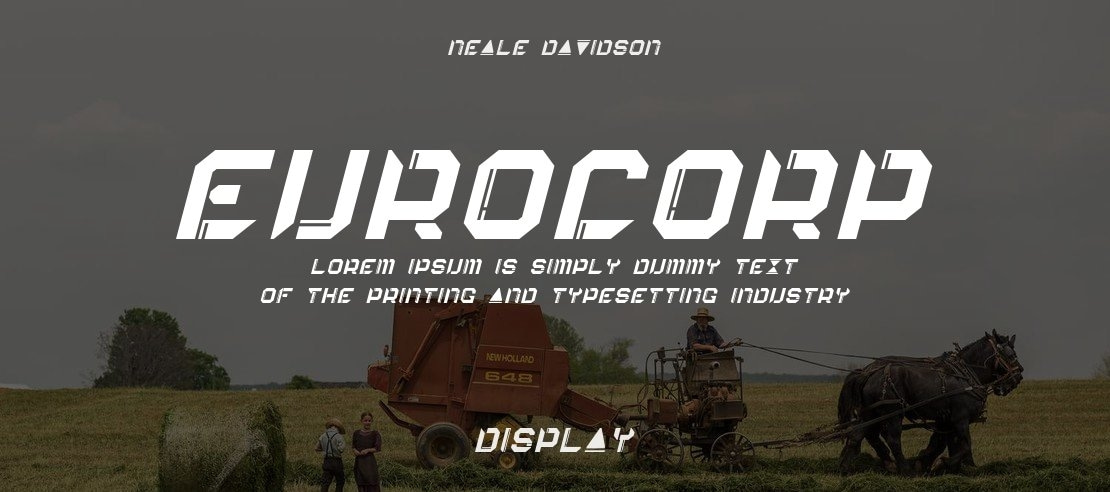 Eurocorp Font