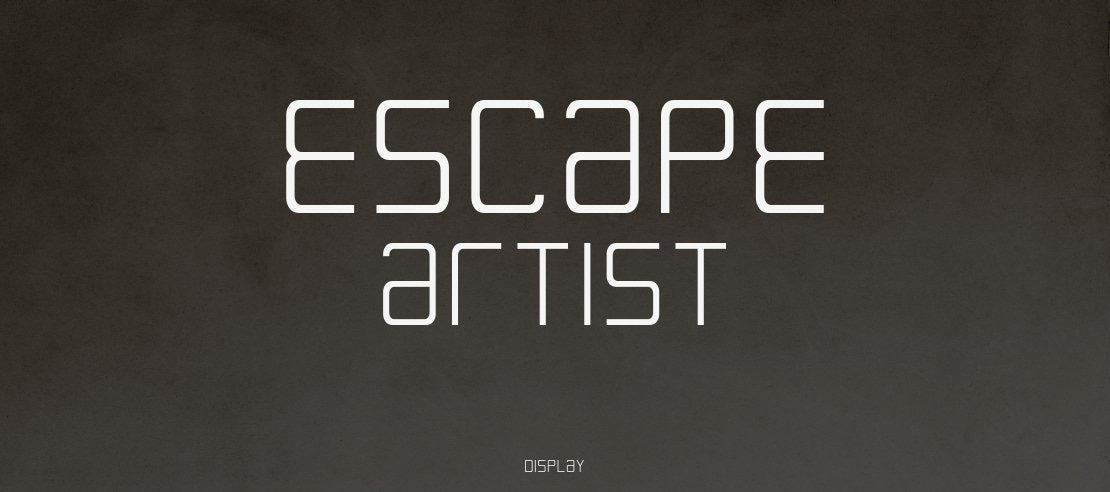 Escape Artist Font Family