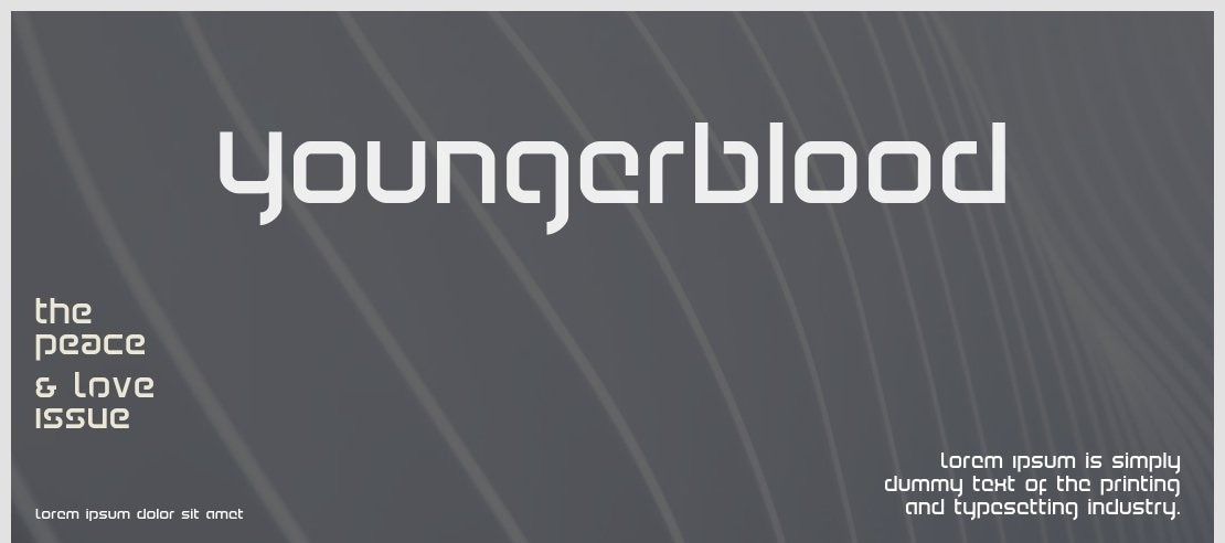 Youngerblood Font Family
