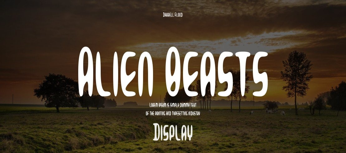 Alien Beasts Font