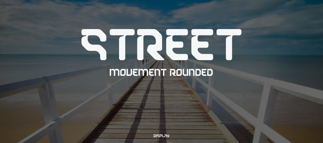 Street Movement Rounded Font