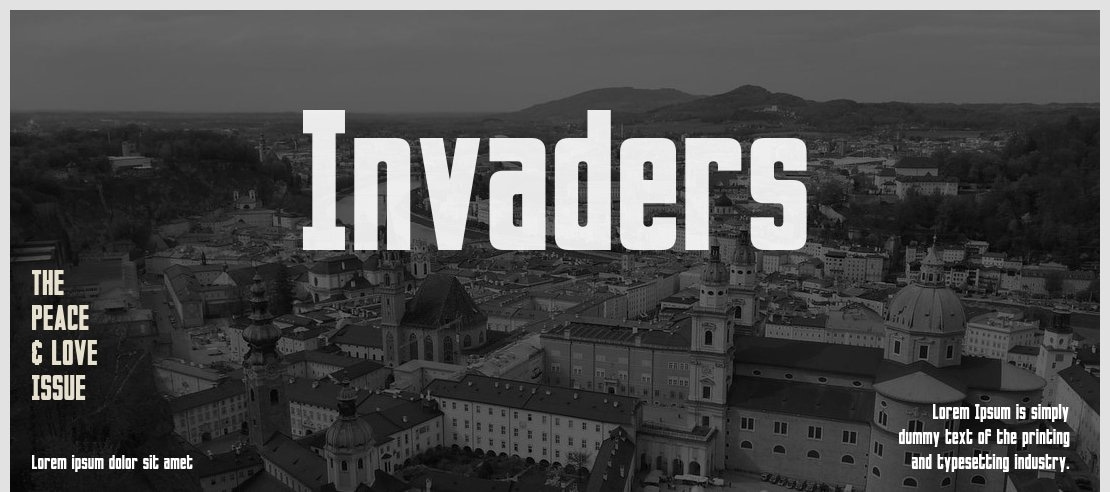 Invaders Font Family