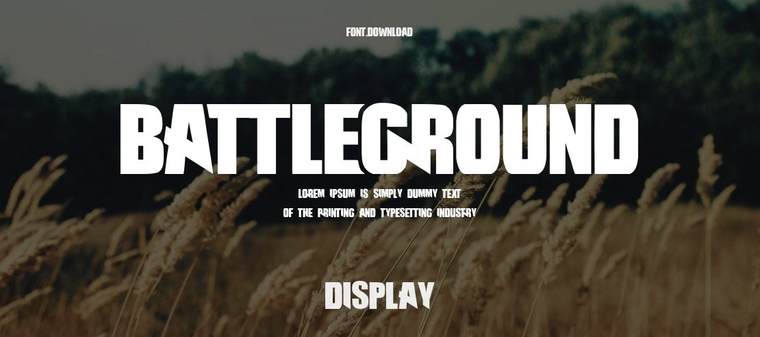 Battleground Font