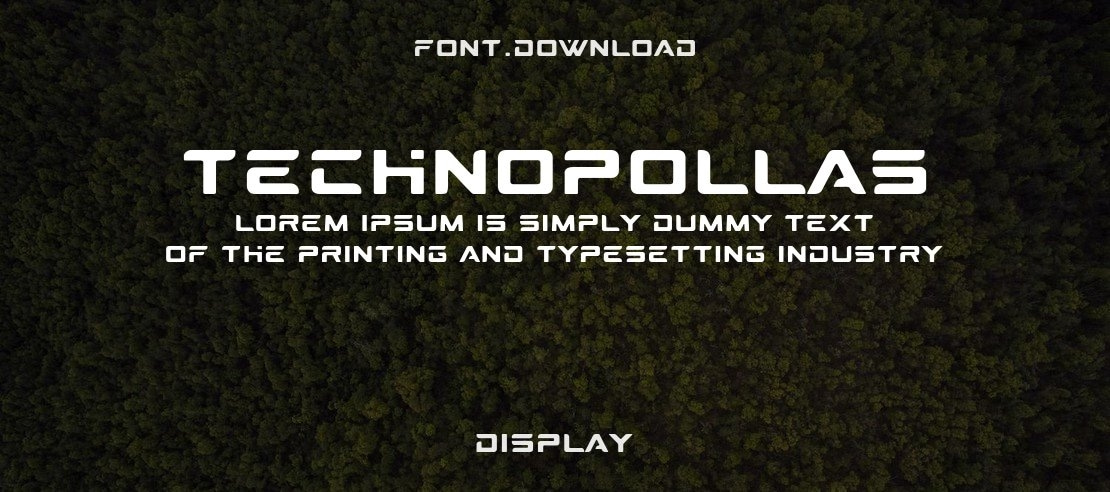 Technopollas Font