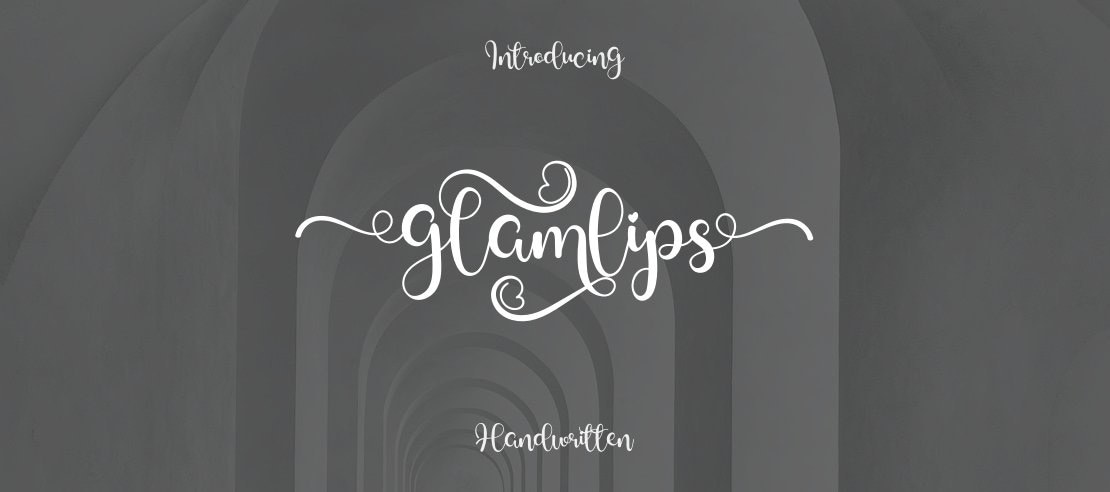 Glamlips Font