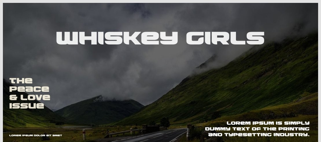 Whiskey Girls Font Family