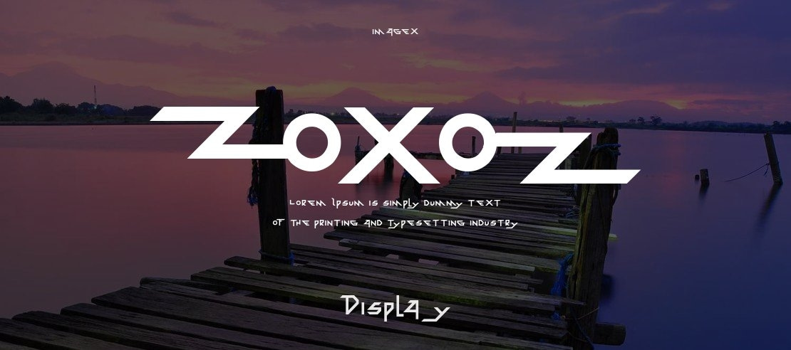 Zoxoz Font