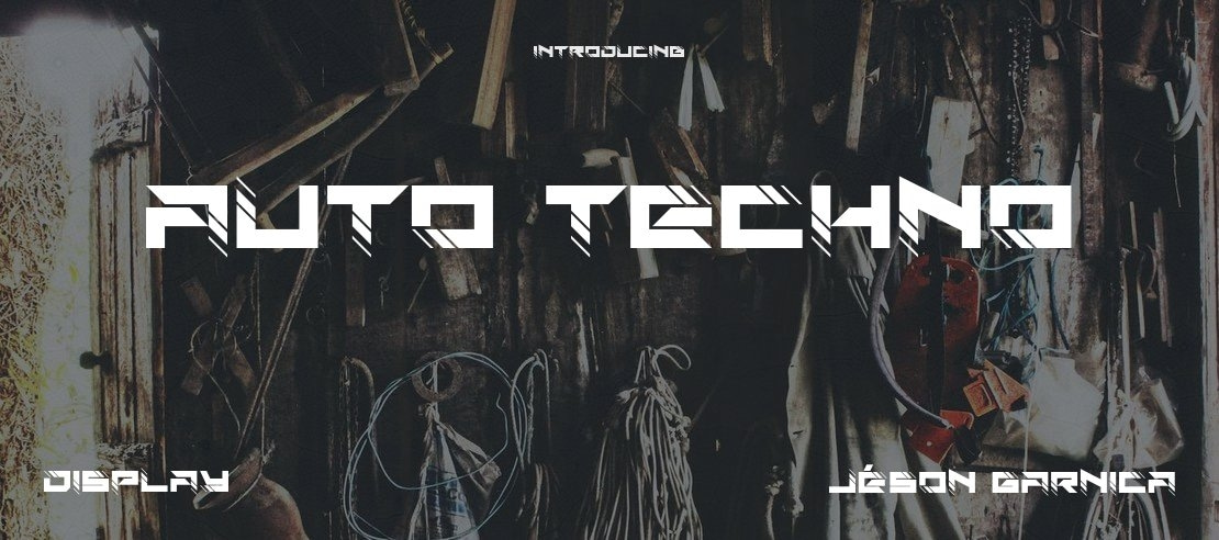 Auto Techno Font Family